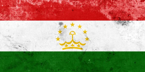 Grunge Tajikistan Flag — Stock Photo, Image