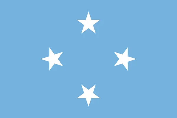 Bandera de Micronesia —  Fotos de Stock