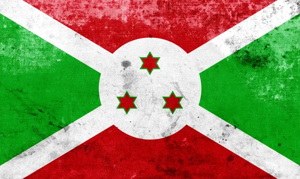 Grunge Burundi Bandera —  Fotos de Stock