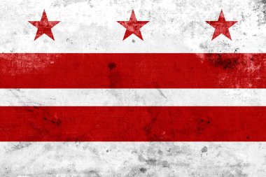 Grunge washington dc bayrağı