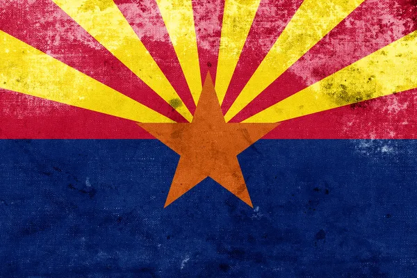 Grunge arizona vlag — Stockfoto