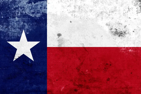 Grunge Texas State Flag — Zdjęcie stockowe