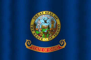wapperende vlag van idaho
