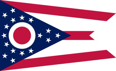Ohio State Flag clipart