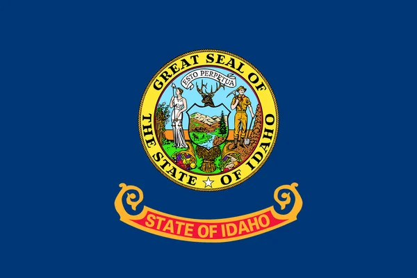 Idaho-Flagge — Stockfoto