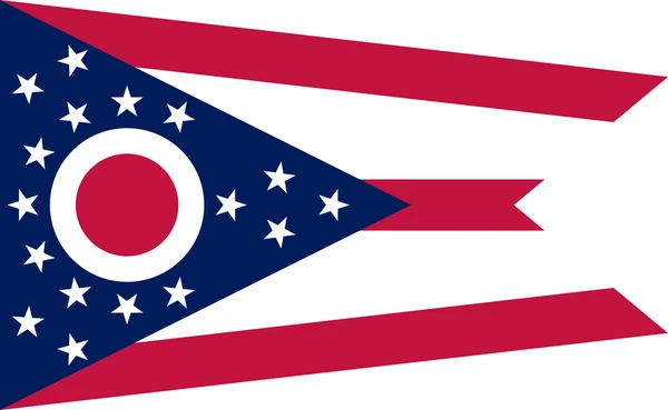 Ohio-Staatsflagge — Stockfoto