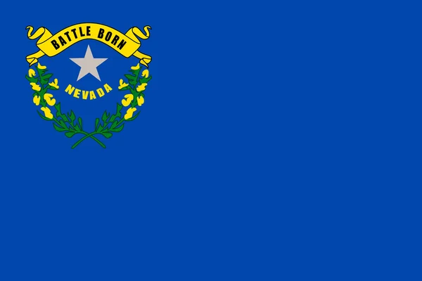 Nevada State Flag — Stock Photo, Image