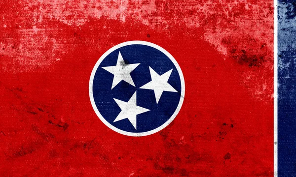 Vlag van grunge (Tennessee) — Stockfoto