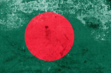 Grunge Bangladeş bayrağı