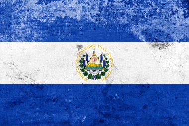 Grunge el salvador bayrağı