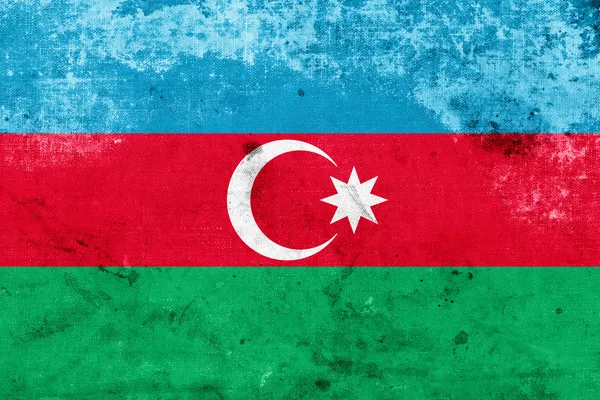 Grunge Azerbaïdjan Drapeau — Photo