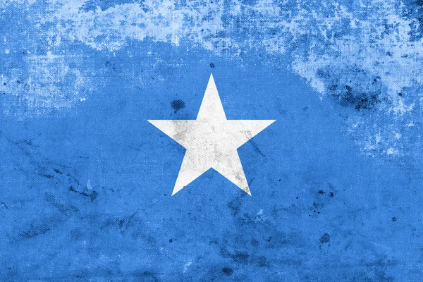 Grunge Somalia bandiera — Foto Stock