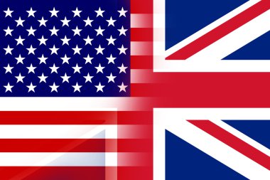 ABD ve İngiltere bayrağı