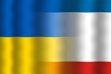 Özerk Cumhuriyeti, Kırım ve Ukrayna bayrağı sallayarak