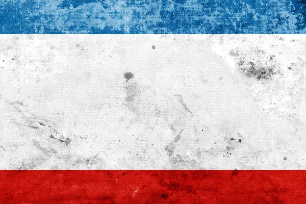 Grunge República Autónoma de Crimea Bandera — Foto de Stock