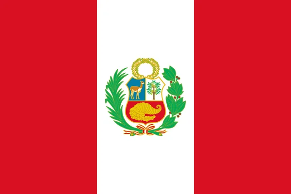Peru Flag — Stock Photo, Image