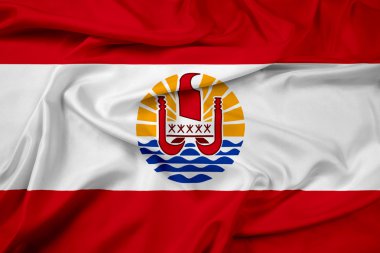 Fransız Polinezyası bayrak sallayarak