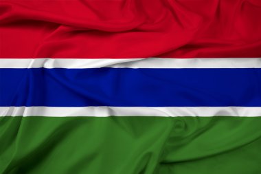 Gambiya bayrak sallayarak