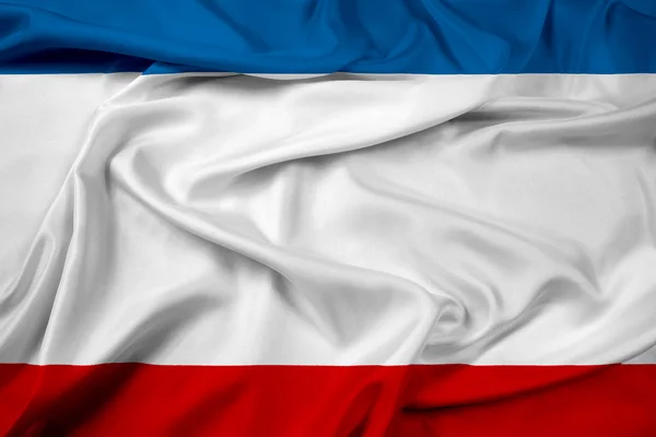 クリミア自治共和国の旗を振ってください。 — ストック写真