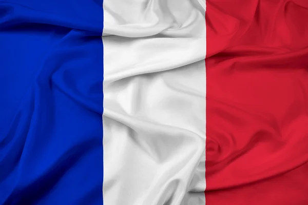 Waving France Flag — Stock Photo, Image