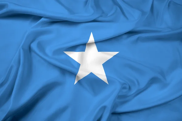 Sventolando bandiera somalia — Foto Stock