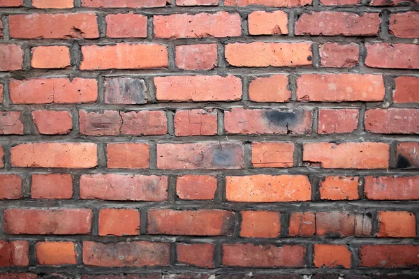 Textura de pared de ladrillo rojo o fondo — Foto de Stock