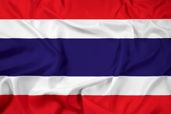 Viftar thailand flagga — Stockfoto