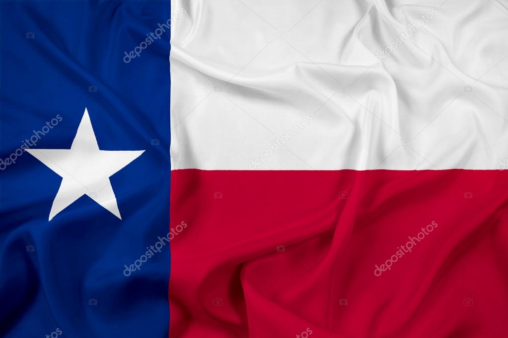 Waving Texas State Flag