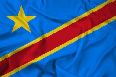Demokratik Cumhuriyeti, Kongo Cumhuriyeti bayrağı sallayarak