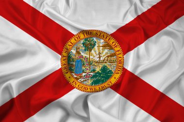 Florida bayrak sallayarak