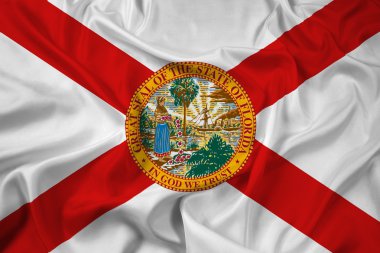 Florida bayrak sallayarak