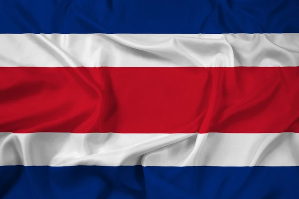 Розмахуючи прапором Коста-Ріка — стокове фото