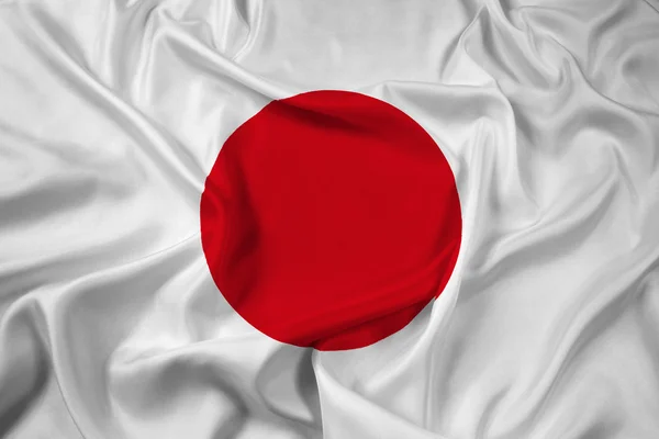 Waving Japan Flag — Stock Photo, Image