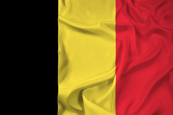 Viftar Belgien flagga — Stockfoto