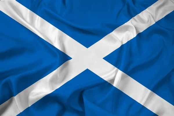 Vink med Skottlands flagg – stockfoto