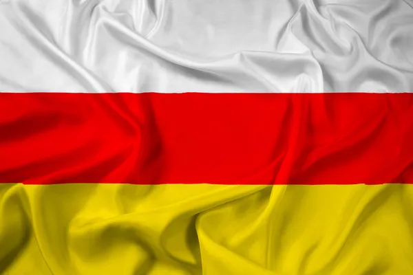 Waving South Ossetia Flag — Stock Photo, Image