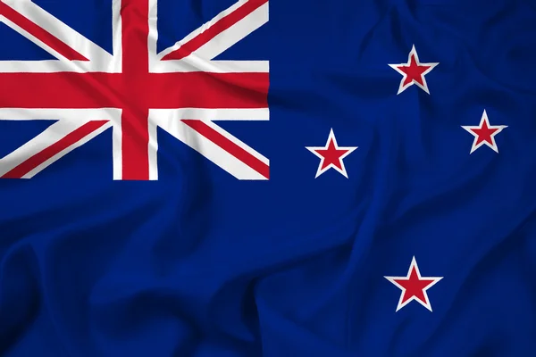 Waving New Zealand Flag — Stock Photo, Image