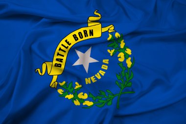 Nevada Devlet bayrağı sallayarak