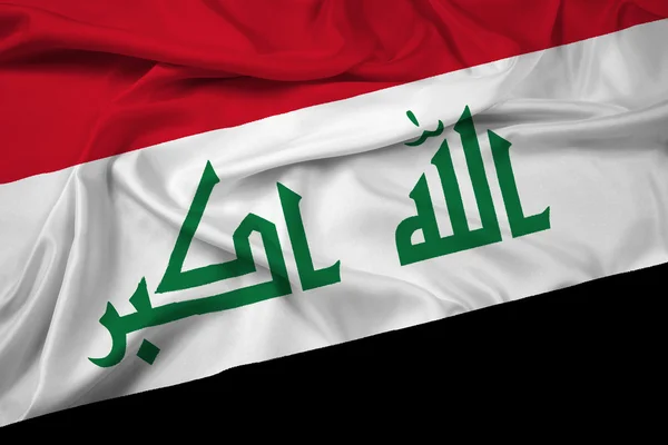 Wapperende vlag van Irak — Stockfoto