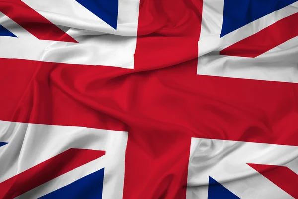 Viftar Storbritannien flagga — Stockfoto