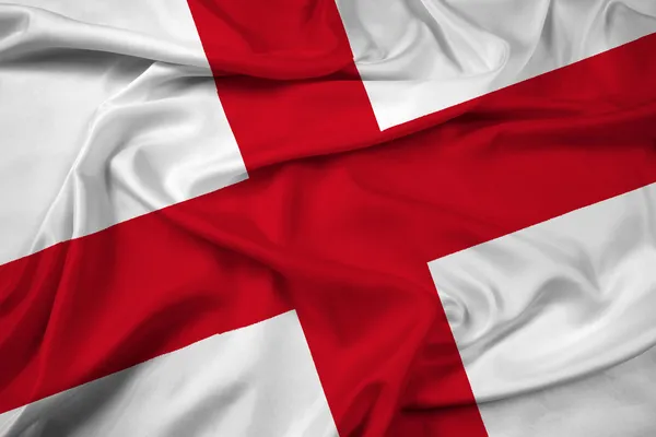 Розмахуючи прапором Англії — стокове фото
