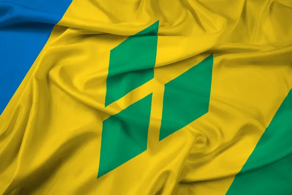 Drapeau de Saint-Vincent-et-les Grenadines — Photo