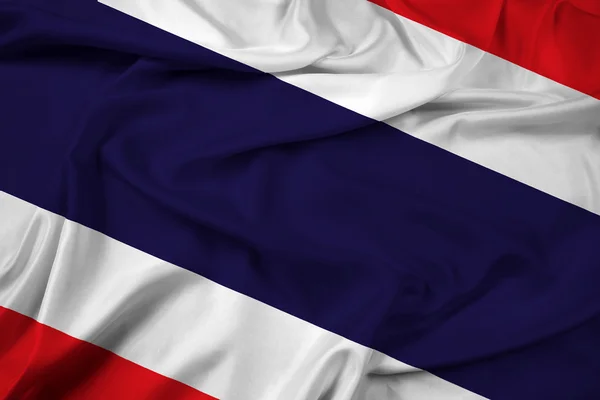 Viftar thailand flagga — Stockfoto