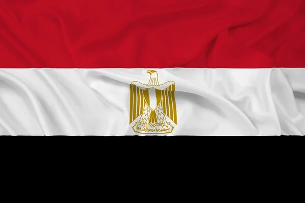 Waving Egypt Flag — Stock Photo, Image