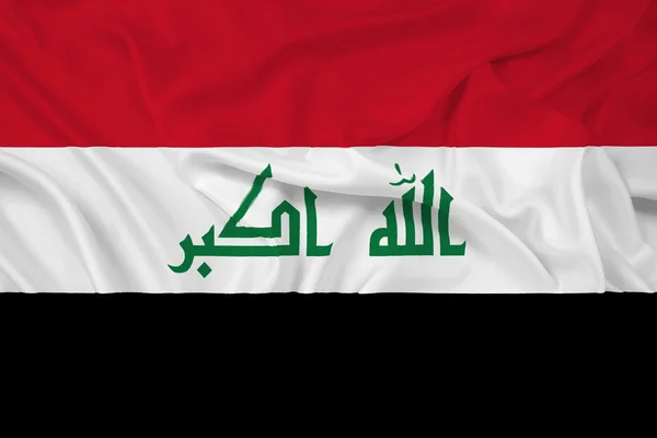 Wapperende vlag van Irak — Stockfoto