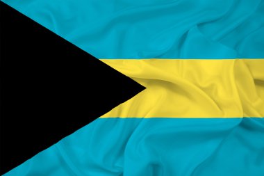 Bahamalar bayrağı sallayarak