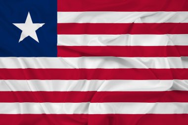 Liberya bayrağı sallayarak