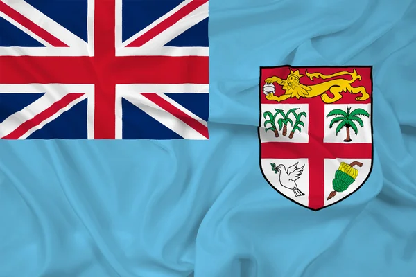 Waving Fiji Flag — Stock Photo, Image