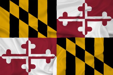 Maryland Devlet bayrağı sallayarak