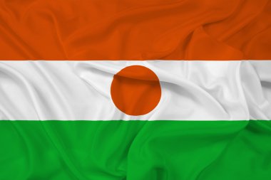 Nijer bayrak sallayarak